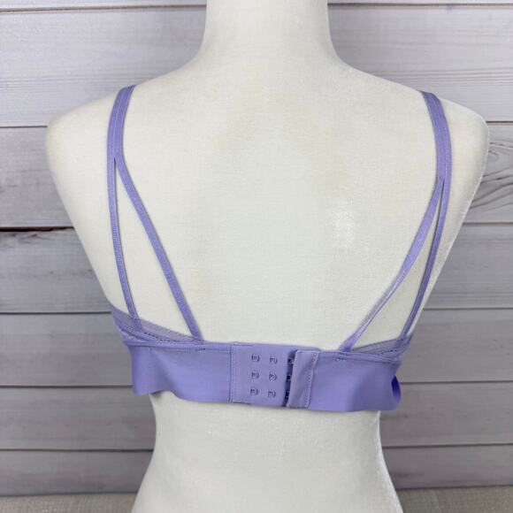 SOMA Lace Triangle Soft Bra Purple Size Large - Picture 4 of 6